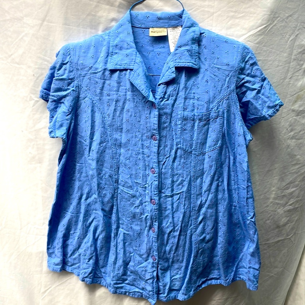 Announcement maternity sleeveless top ladies sz 12-14